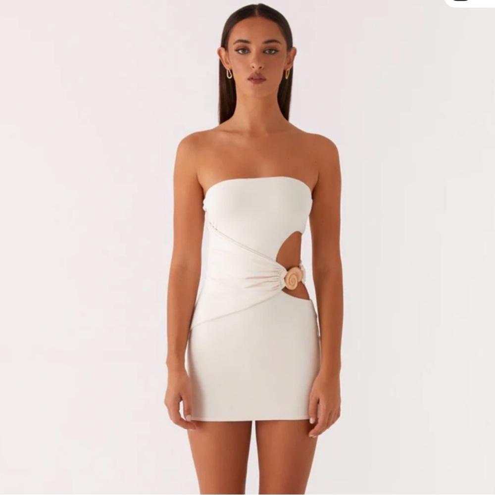 NWT! Peppermayo So Iconic Mini Dress in Ivory - Size US 4